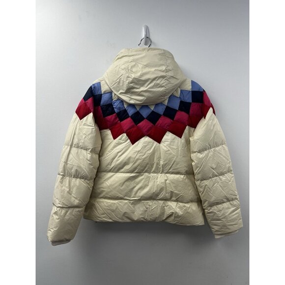 marine layer Archive Sierra Puffer Jacket Antique White Sz M NWT - Picture 9 of 13